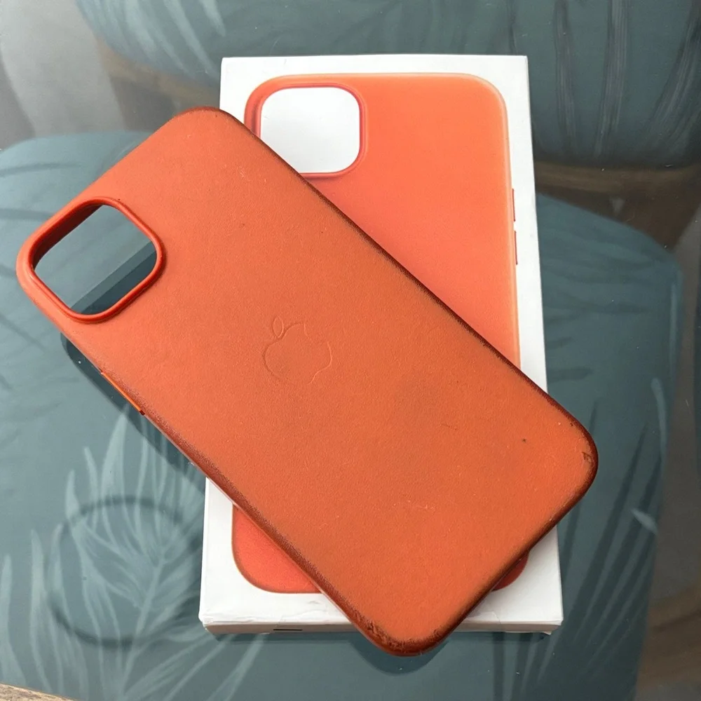 Apple Vibrant Orange iPhone Case